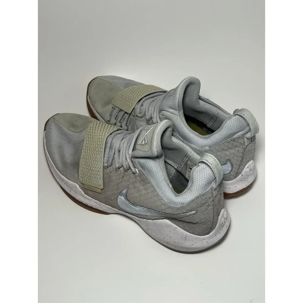 Size 12 Nike PG 1 Pure Platinum Paul George Sneakers Shoes